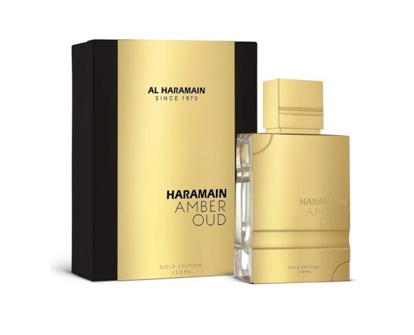 Al Haramain Amber Oud Gold Edition EDP Spray for Unisex - Arabian Perfume for Women and Men - Long Lasting Arabic Perfume - Vanilla and Woody Fragrance - Eau de Parfum - 4 oz - Image 2