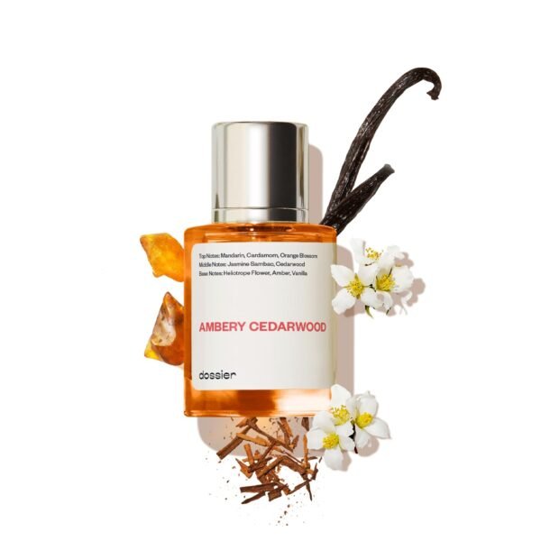Dossier - Ambery Cedarwood - Eau de Parfum - Perfume Luxury - Pure Infused - Paraben-Free - Vegan - For Women - Fragrance 1.7 oz (Spray 50ml) - Image 2