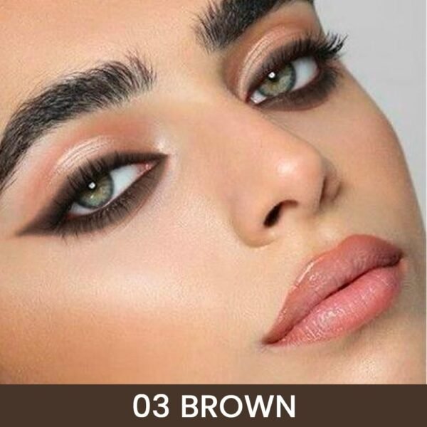 AMY'S DIARY Brown Gel Eyeliner Pencil,Waterproof Smudge Proof Eye Liner Pen,Cat Eye Goth Halloween Makeup,Eye Face Paint Lipstick Crayon,Color Colorful Eyeliner Eyeshadow Stick (brown) - Image 4