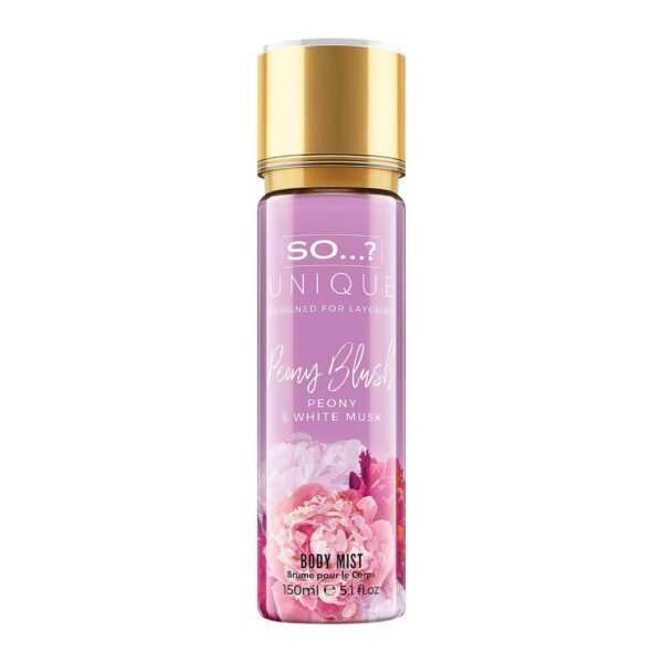 So…?… Unique Peony Blush Body Mist - Floral, Fruity Vanilla Perfume with Bergamot and Pear Notes - Perfume for Women - Body Spray for Women - 5.1 oz - Image 2