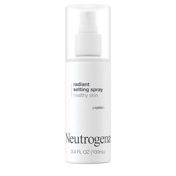 Neutrogena Radiant Makeup Setting Spray, Long-Lasting & Weightless Face Setting Mist for Healthy Looking, Glowing Skin, 3.4 Fl Oz - Image 2