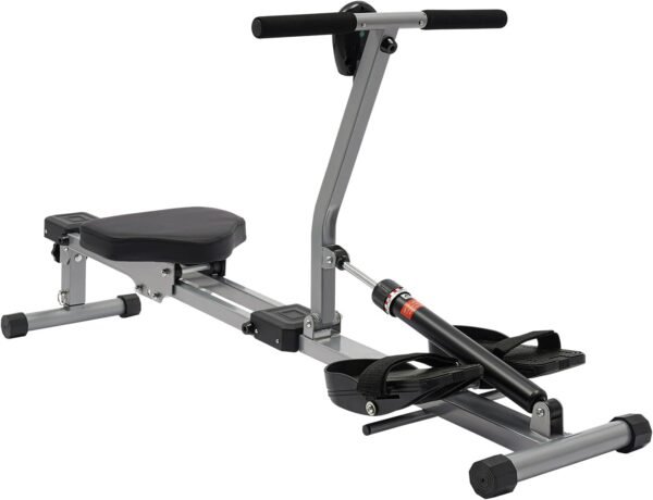 Compact Adjustable Rowing Machine with 12 Levels of Resistance,Hydraulic Rower for Home 300LBS Weight Capacity,Foldable Rower for Complete Body Workouts - Image 5
