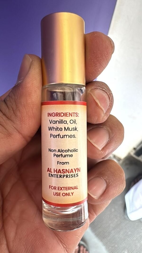 AL-HASNAYN Vanilla vibes Fragrance Oil Roll-On Perfume 0.20 fl oz(6ml) |Rollerball perfume |Alcohol free| Long Lasting | Gifts for men women| - Image 9