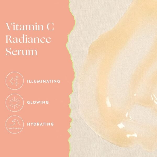 Honest Beauty Vitamin C Radiance Brightening Serum | Improves Skin Tone + Complexion | Vitamin C, Pearl, Hyaluronic Acid | EWG Verified + Cruelty Free | 1 fl oz - Image 5