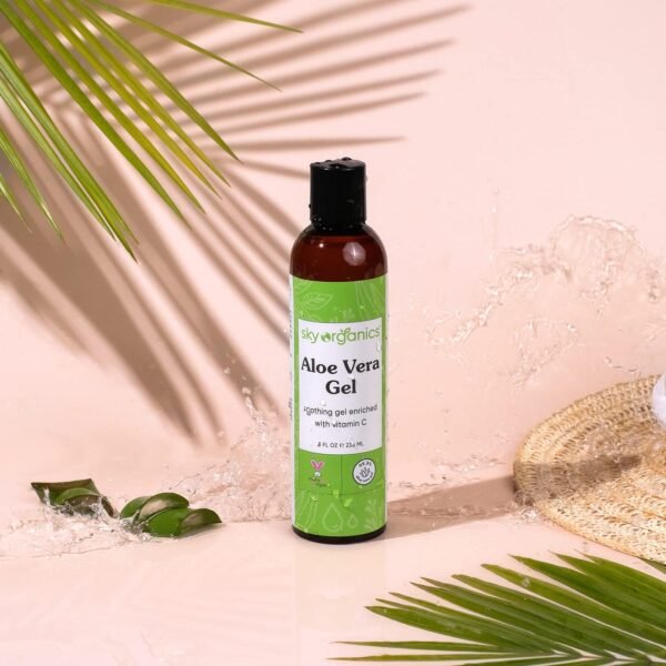 Sky Organics Aloe Vera Gel for Body, Cold-Pressed, to Cool, Hydrate & Soothe, 8 fl. Oz - Image 5