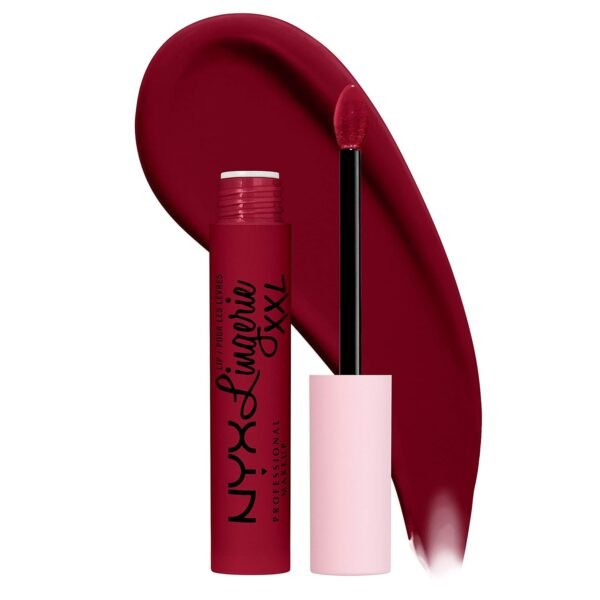 NYX PROFESSIONAL MAKEUP Lip Lingerie XXL Matte Liquid Lipstick - Sizzlin' (Oxblood Red) - Image 2