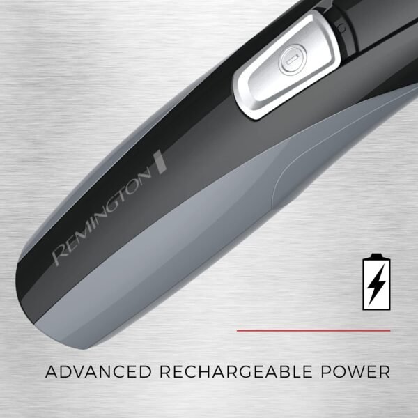 Remington Head to Toe Advanced Rechargeable Powered Body Groomer Kit, Beard Trimmer (10 Pieces), 6.3 Inch, Black - Image 3