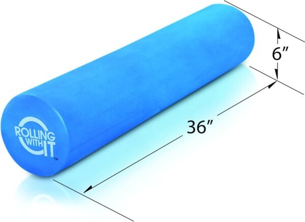Foam Roller with High Density for Physical Therapy, Muscle Roller for Exercise and Muscle Recovery, Eco-Friendly Back Roller, Firm and Smooth Surface Massage Roller, Select Your Size - Image 4