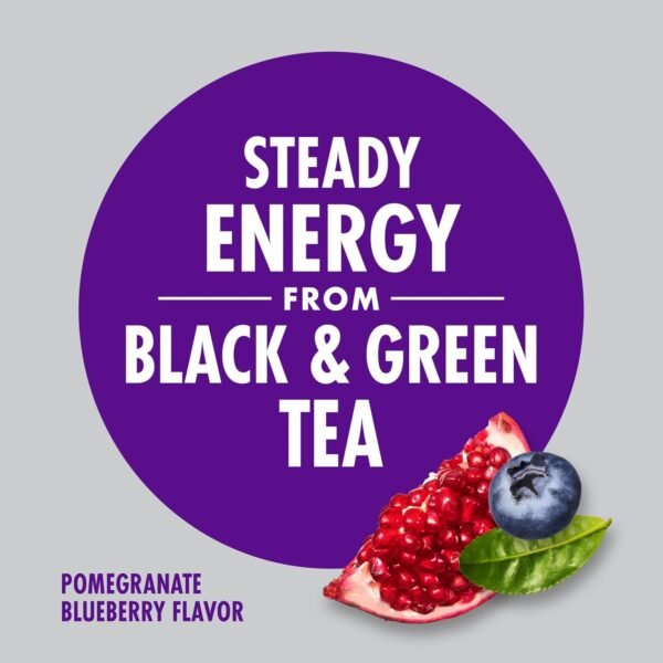 V8 +Energy Pomegranate Blueberry Juice Energy Drink, 8 fl oz Can (24 Pack) - Image 4