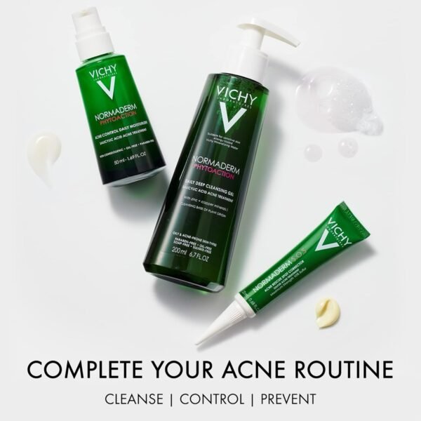 Vichy Normaderm S.O.S Acne Rescue Spot Corrector, 10% Sulfur & Glycolic Acid & Niacinamide, Blackhead Remover & Acne Spot Treatment For Face, Helps Clear & Prevent, Paraben & Oil Free - Image 9
