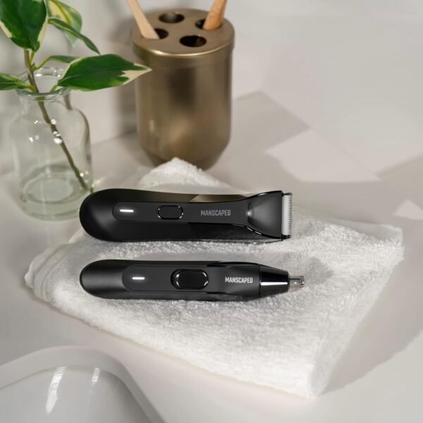 MANSCAPED® The Perfect Duo 4.0 Contains: The Lawn Mower® 4.0 Waterproof Electric Body Hair Trimmer and The Weed Whacker® 2.0 Nose and Ear Hair Trimmer - Image 3