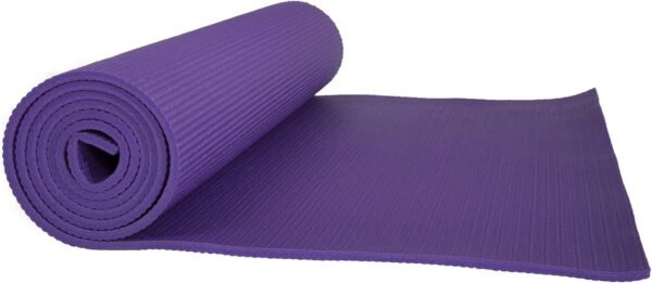 Yoga Mat - Double Sided 1/4-Inch Workout Mat - Exercise Mat for Home Gym Fitness or Pilates with Carrying Strap - Image 6