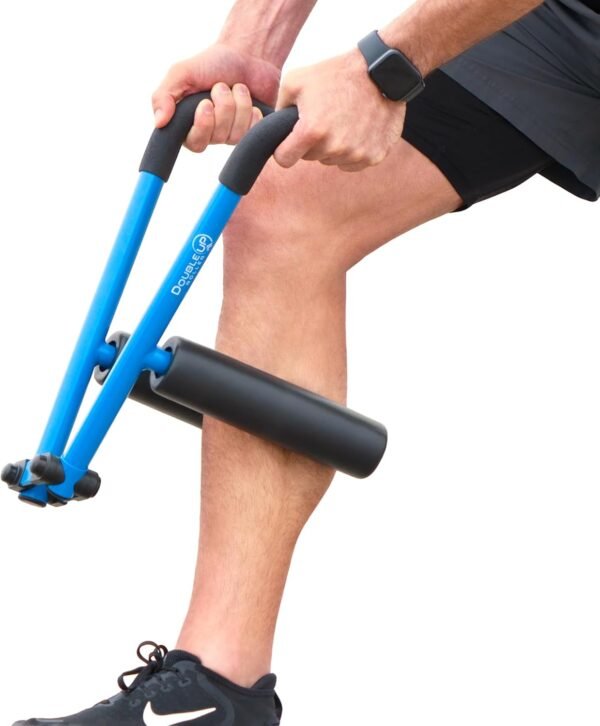 DoubleUP Roller Recovery Kit - Muscle Massager with Lever-Action Pressure Control and Quick-Change Rollers - Image 2