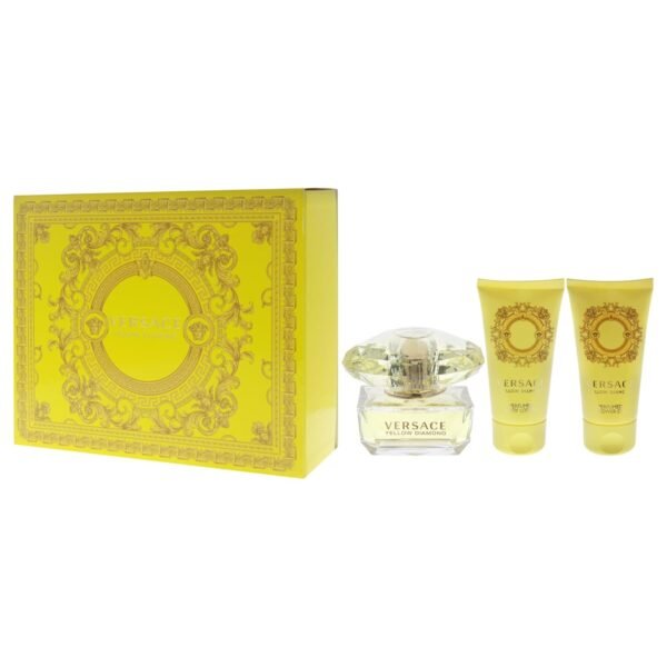 Versace Yellow Diamond 3 Piece Gift Set for Women, packaging may vary - Image 5