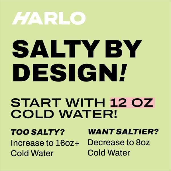 Harlo - Citrus Salt Electrolyte Drink Mix with Bovine Collagen & Creatine - Creatine Monohydrate Powder - Energy Drink Powder - Pre Workout Powder - Sugar Free Energy Drinks - Post Workout Recovery - Image 3