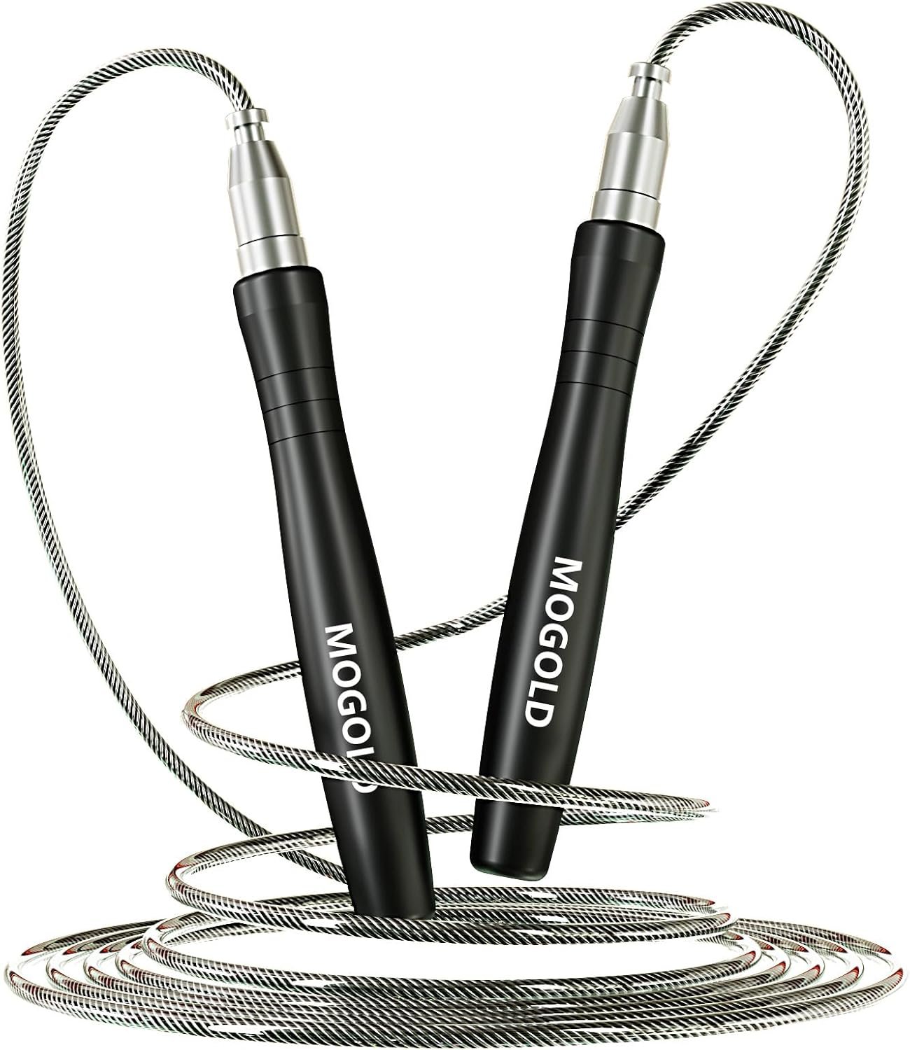 Jump Rope, High Speed Jump Rope - Premium Quality Tangle-Free - Self-Locking Screw-Free Design - Jump Ropes for Fitness - Skipping Rope for Workout Fitness, Crossfit & Home Exercises - Image 2