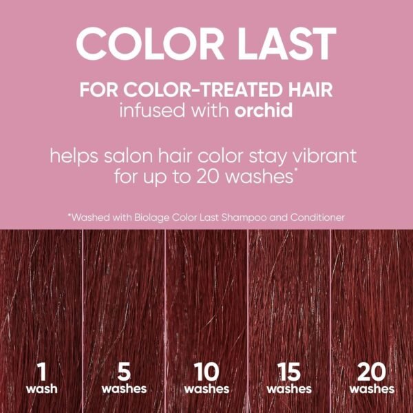 Biolage Color Last Deep Treatment Pack | Leave-In Hair Mask | Helps Maintain Hair Color | With Orchid & Apricot Seeds | Vegan & Paraben-Free | For Color Treated Hair | Vegan | 3.4 Fl. Oz - Image 3