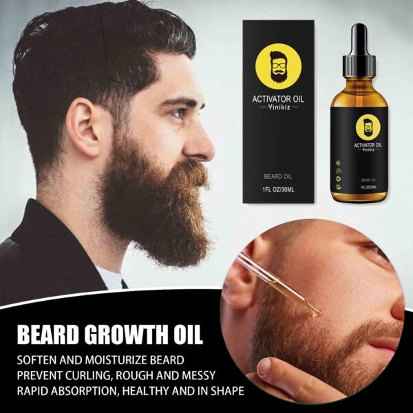 Beard Grooming Kit - Men's Christmas Stocking Stuffer With Brush, Comb, Balm, Growth Oil, Scissors - Image 6