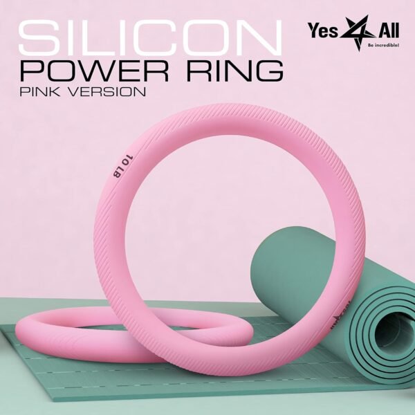 Yes4All Power Ring 10lbs, Weight Ring, Weighted Circle, Kettlebell for Yoga Exercise, Aerobics, Home Fitness, Core Training - Image 8