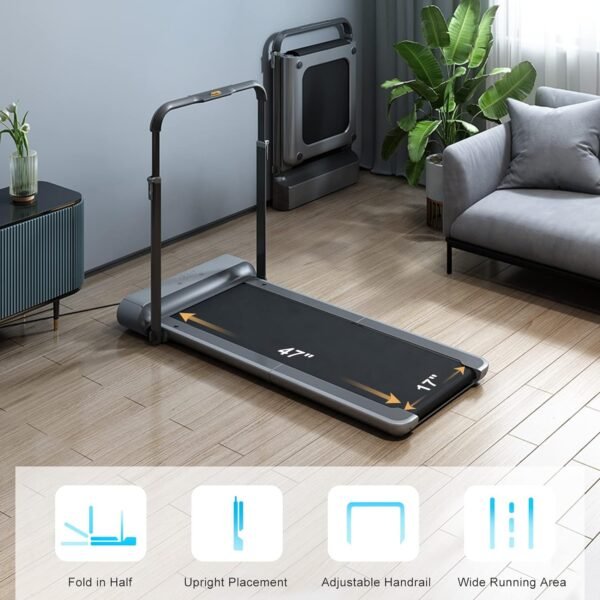 WALKINGPAD R1 Pro Foldable Treadmill 2 in 1 Walking Pad Under Desk Treadmill and Running Treadmills for Home with Remote Control, No Installation Required - Image 6