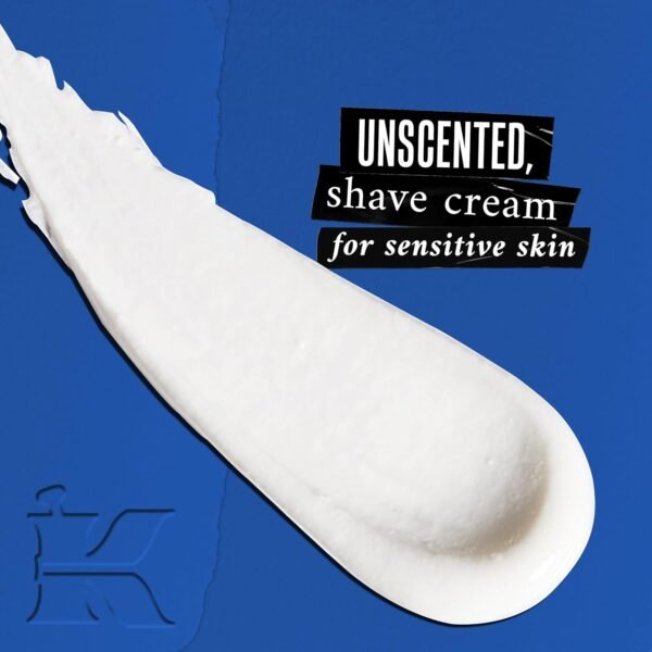 Kiehl's Ultimate Brushless Shave Cream Blue Eagle, Unscented for Sensitive Skin, with Aloe Vera to Soothe & Hydrate, Minimizes Irritation, Fragrance-free, Paraben-free - 5 fl oz - Image 3