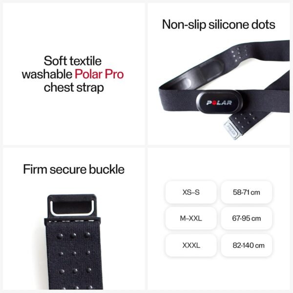 Polar Pro Chest Strap - Heart Rate Monitor Belt - Image 7