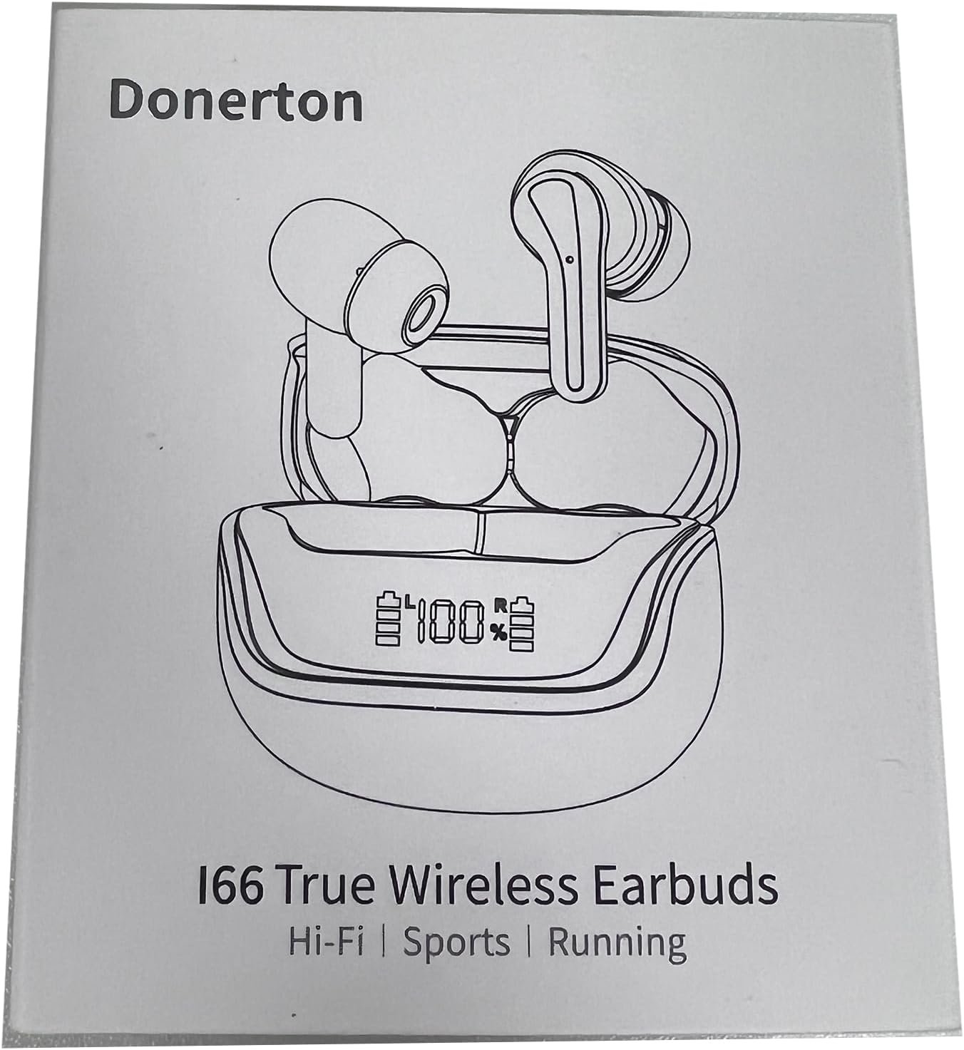 Wireless Earbuds, Bluetooth 5.4 Headphones Deep Bass Stereo, in-Ear Earphones with 4 ENC Noise Canceling Mic, 45H Playtime Dual LED Display Ear Buds, IP7 Waterproof Wireless Headphones for Android iOS - Image 9