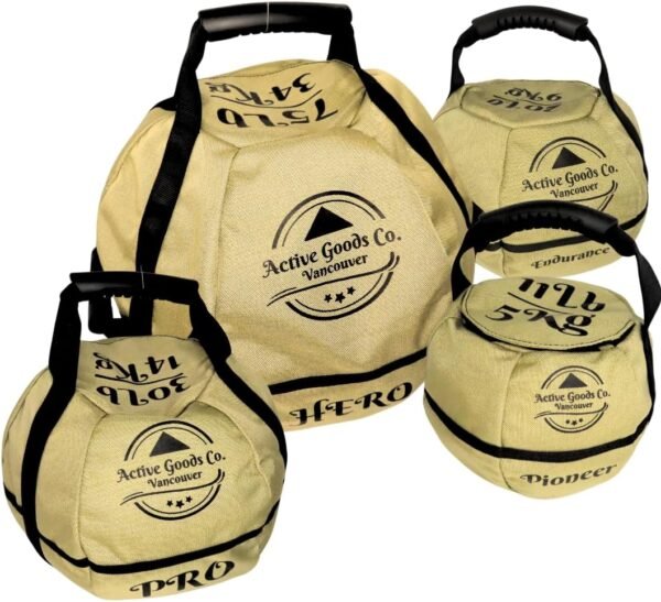ActiveGoodsCo. Kettlebell Sandbag for fitness workout, different sizes 11Lb to 75lb. Visit to see the options - Image 2