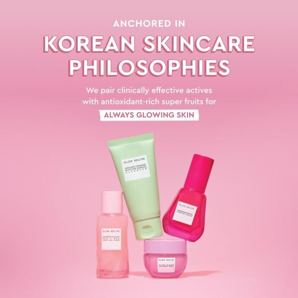 Glow Recipe Pink Juice Water Gel Face Moisturizer for Women, Men & Teens, Travel Size - Hydrating Hyaluronic Acid, Radiance Boosting, Oil-Free, Long-Lasting Korean Skin Care for Oily Skin (25ml) - Image 7
