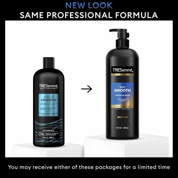 TRESemmé Anti-Frizz Shampoo 3 Count For Frizzy Hair Formulated With Pro Style Technology 28 Fl Oz - Image 4