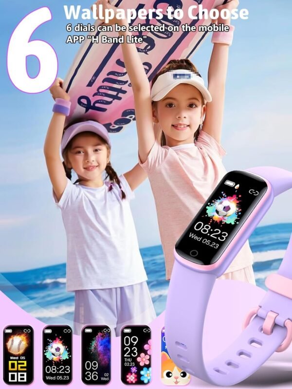 Kids Fitness Tracker,Fitness Watch Waterproof Activity Tracker with HeartRate and Sleep Monitor,Stopwatch,11 Sport Modes,Great Gifts for Girls Boys Kids Age 6-13 Years Olds - Image 3