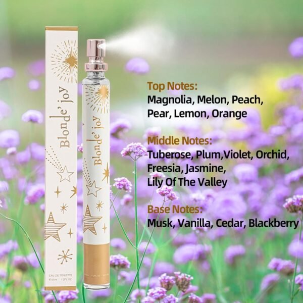 4 Pack Eau de Toilette,Valentines Day Gifts for Her,Teacher Appreciation Gifts Perfumes for Women,Bridesmaid Gifts Travel Size Perfume Gift Sets,Natural Fragrances Fruity Floral Eau De Parfum 4x35 ML - Image 6
