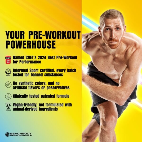 BODi Energize Pre Workout Powder - Beta-Alanine, Quercetin & Low-Dose Caffeine Formula for Enhanced Energy & Focus, Increase Energy & Endurance Supplement, Fruit Punch, 40 Servings - Image 5