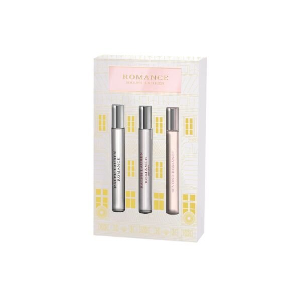 Ralph Lauren - Romance Discovery Perfume Set - 3-Piece Travel Size Set - Floral Scented Fragrances with Rose, Sandalwood, Vanilla & Jasmine Notes - 0.3 Fl Oz Each - Image 2