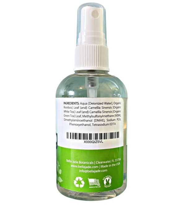 Makeup Setting Spray for Face - Long Lasting Mist: Hydrating Dewey Finishing + Organic Green Tea & MSM - All Skin Types - Large 4 oz Bottle - Image 9