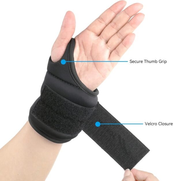 Wrist Weights with Thumb Loops Lock for Women Men Kids 1 Pair 2 3 4 5 6 LBS Arm Weight Ankle Weights Weighted Gloves for Running Walking Jogging Physical Therapy Gym Workout Cardio Exercises - Image 4