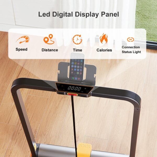 WALKINGPAD MC11 Folding Treadmill 2 in 1 Walking Pad Under Desk Foldable Walking and Running Treadmills for Office and Home No Installation Required 1-7.5mph - Image 4