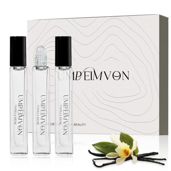 Vanilla Musk Oil Vanilla Perfume Oil, Vanilla Oil Roll On Perfume Vanilla Fragrance, Sweet, Warm and Soft, Travel Size 0.33 fl.oz - Image 2