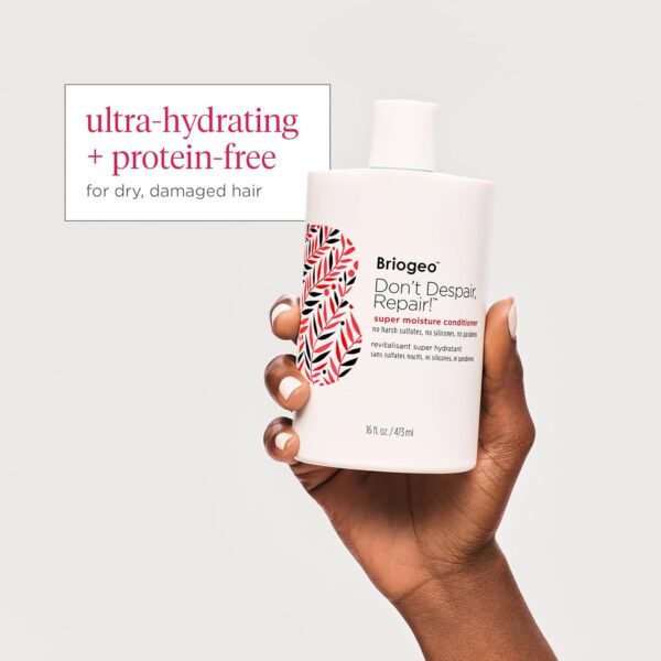 Briogeo Don't Despair, Repair! Super Moisture Conditioner, for Dry, Damaged Hair, Hair Moisturizer featuring Argan Oil, Vegan, Cruelty-Free - Image 7