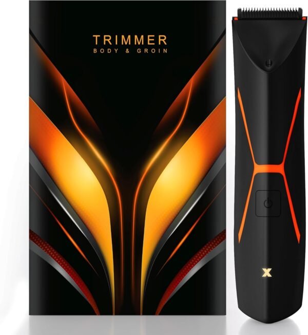 Electric Body Hair Trimmer for Men - Cordless Mens Ball Shaver, Waterproof Men's Groin Groomer, Replaceable Ceramic Blade Pubic Grooming, Rechargeable Balls Razor for Shower,Safe Shaving Bodygroom - Image 2