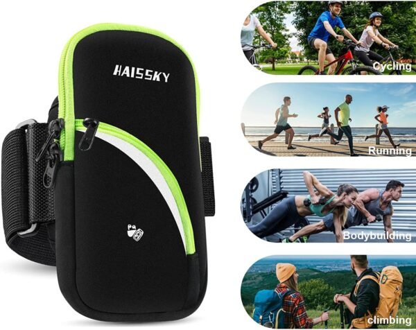 Armband Cell Phone Holder for Running Workout Exercise Sports Phone Arm Bands Pouch Bag, Running Armband for iPhone16 15 14 13 12 11 Pro Max XS XR X Plus Samsung Galaxy Up to 6.9" - Image 7