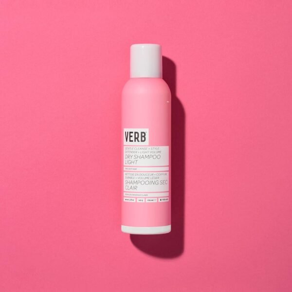 VERB Dry Shampoo Light - Gentle Cleanse, Style Extender & Light Volume - Refreshing Dry Shampoo Spray Removes Oil & Adds Volume - Vegan Dry Shampoo for Light Tones With No Harmful Sulfates, 5 oz - Image 6