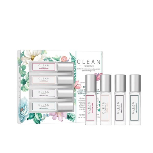 CLEAN RESERVE Eau de Parfum Layering Gift Set | Includes Warm Cotton, Skin, Rain, and Radiant Nectar Fragrance | 4 x 5mL Spray - Image 2