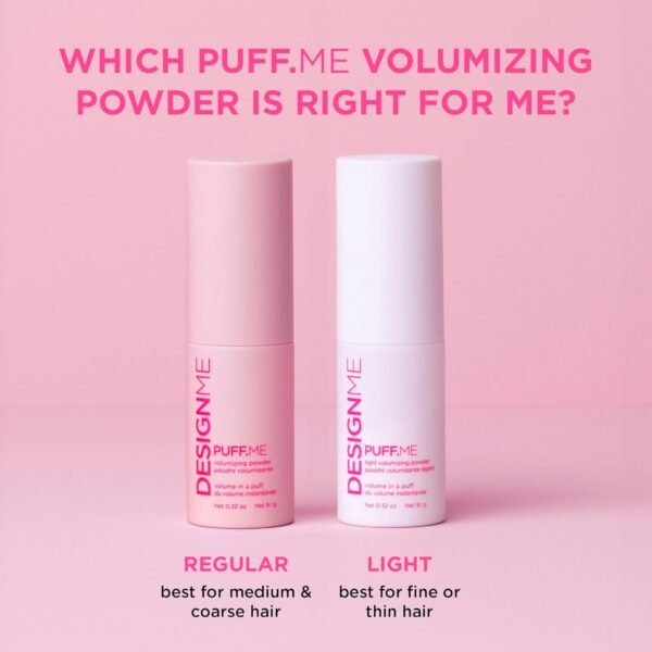 PUFF.ME Volumizing Powder by DESIGNME | Hair Powder Volumizer for Hair | Root Lifting Hair Texture Powder for Straight, Curly, or Wavy Hair | Talc Free Hair Powder for Women, (0.32 Oz) - Image 6