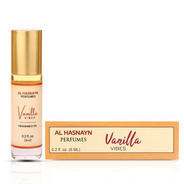 AL-HASNAYN Vanilla vibes Fragrance Oil Roll-On Perfume 0.20 fl oz(6ml) |Rollerball perfume |Alcohol free| Long Lasting | Gifts for men women| - Image 7