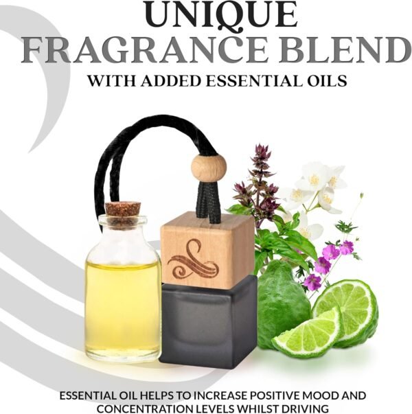 Greed Car Air Freshener for Men | Aventos Perfume Inspired Fragrances | Strong Freshener with Odour Eliminator Technology | Creed Air Freshener | Long Lasting Scents by Perfa - Image 5