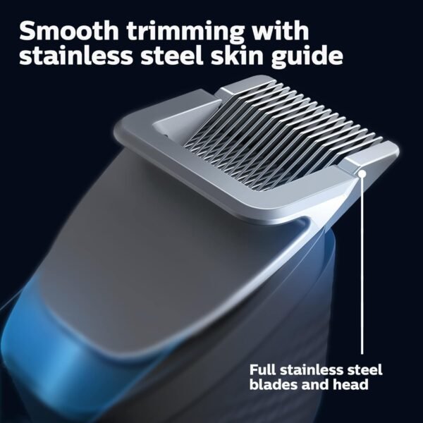 Philips Norelco Series 9000, Ultimate Precision Beard and Hair Trimmer with Beard Sense Technology for an Even Trim, BT9810/40 - Image 6