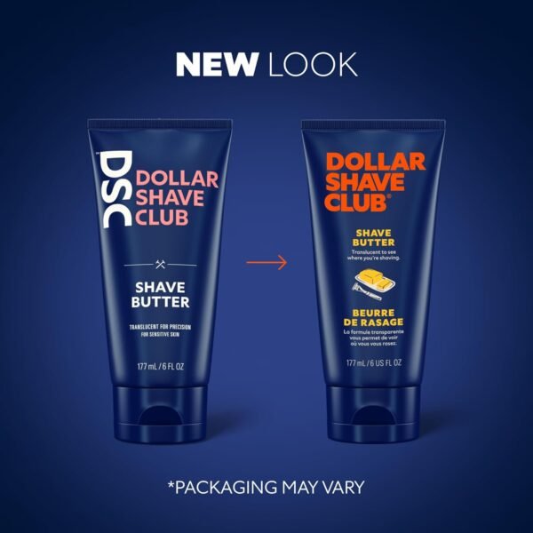 Dollar Shave Club | Shave Butter 2-Pack | For Sensitive Skin, A Translucent Shaving Cream & Gel Alternative, Designed For A Gentle Glide, Helps To Fight Razor Bumps and Ingrown Hairs, Blue - Image 8