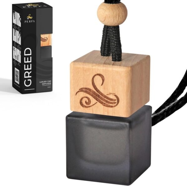 Greed Car Air Freshener for Men | Aventos Perfume Inspired Fragrances | Strong Freshener with Odour Eliminator Technology | Creed Air Freshener | Long Lasting Scents by Perfa - Image 2