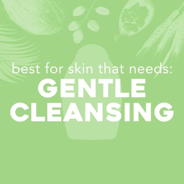 OGX Sensitive + Pink Sea Salt & Rosewater Sulfate-Free Soothing Body Scrub with Healing Rose Quartz, Gentle Exfoliating Daily Body Wash to Soften & Smooth Skin, 19.5 Fl Oz - Image 4